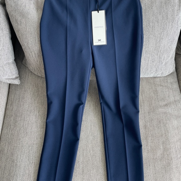 Elisabetta Franchi Essentials Women Pants Navy EU Size 42 - Picture 2 of 7